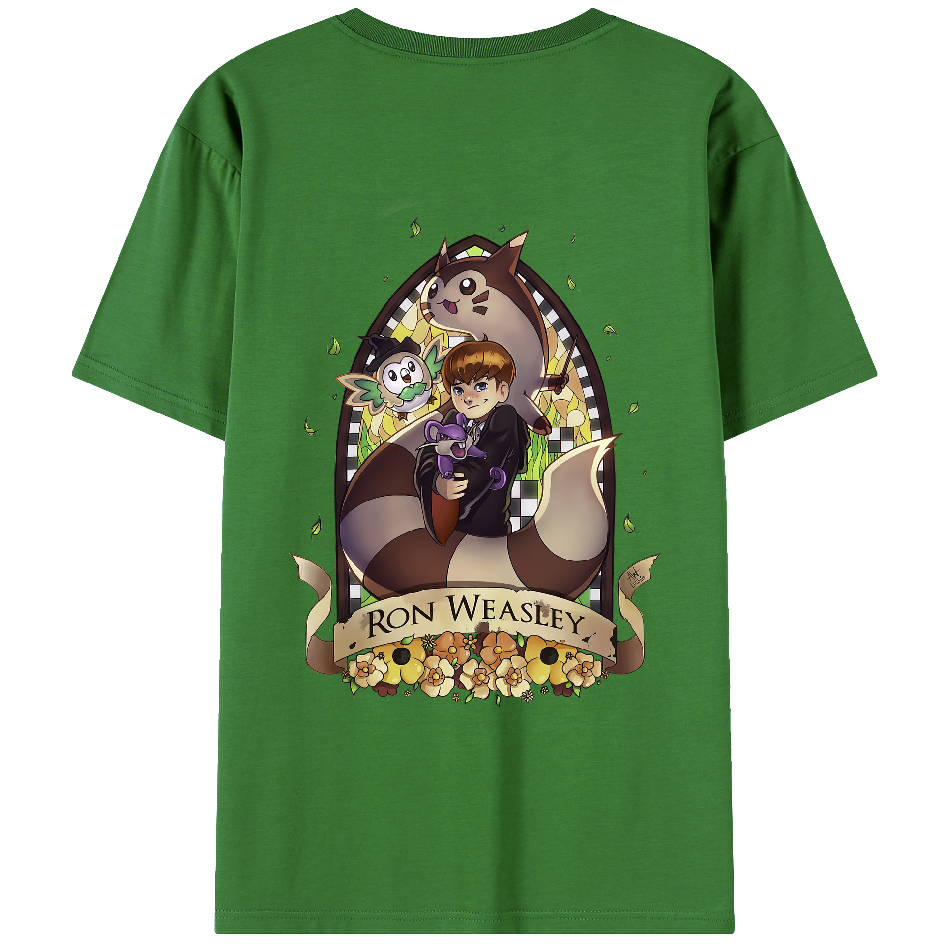 （画像用） Harry Potter ハリー・ポッターシリーズ レディース半袖Tシャツ(バックプリント)
